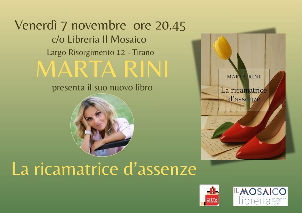 Incontro con l'autrice Marta Rini Incontro con l'autrice Marta Rini