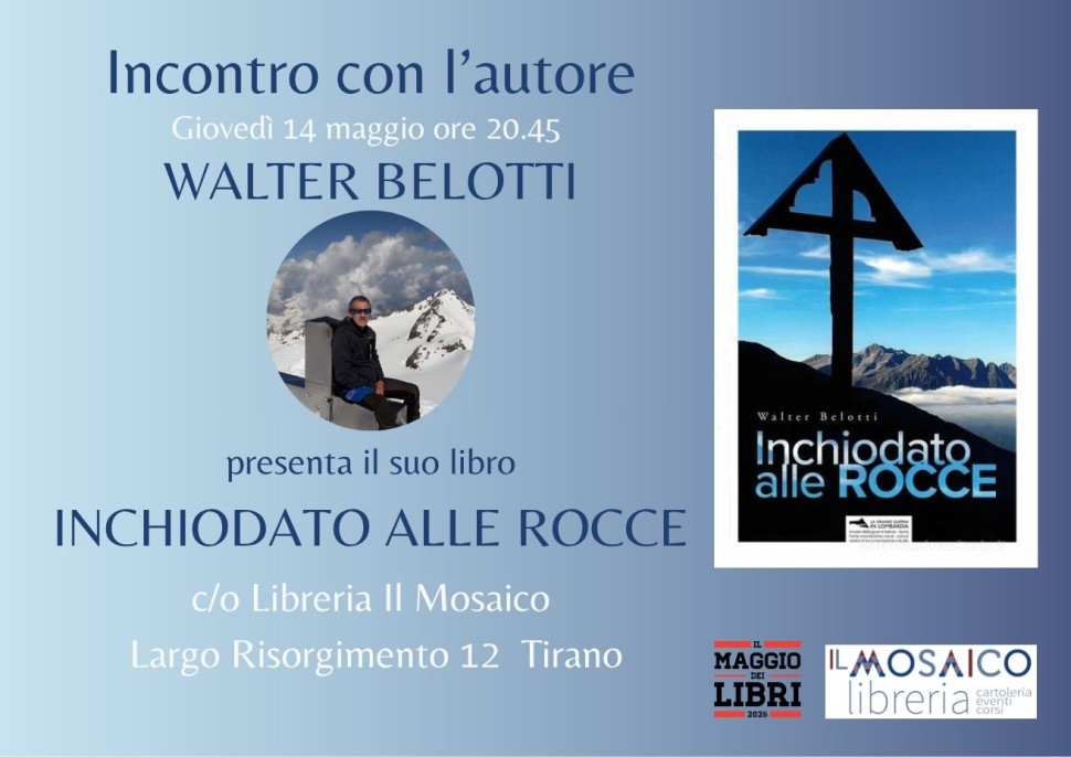 Incontro con l'autore Walter Belotti