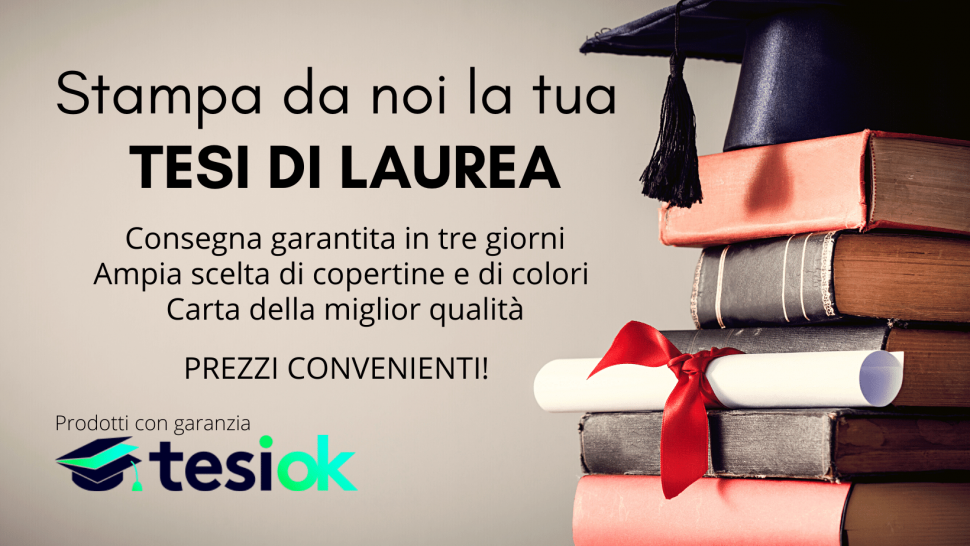 STAMPA DA NOI LA TUA TESI DI LAUREA