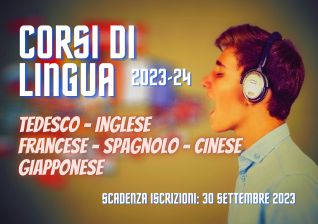 ISCRIZIONI AI CORSI DI LINGUA 2023-2024