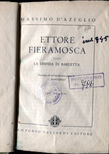 Ettore Fieramosca ossia la disfida di Barletta