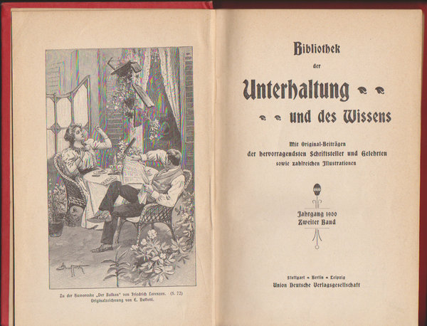 Bibliothek der Unterhaltung und des Wissens. Band 2. Jahrgang 1900.