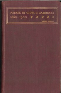 POESIE DI GIOSUE CARDUCCI 1850 - 1900