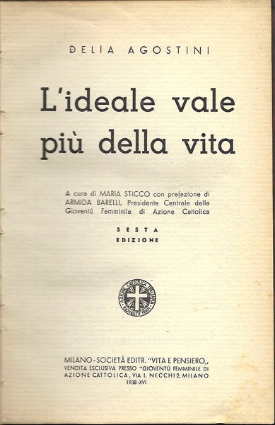 L'ideale vale piu' della vita