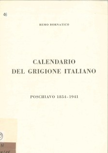 CALENDARIO DEL GRIGIONE ITALIANO