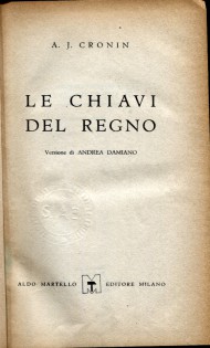 LE CHIAVI DEL REGNO