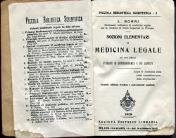 NOZIONI ELEMENTARI DI MEDICINA LEGALE