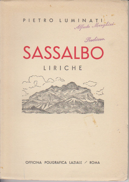 Sassalbo. Liriche.