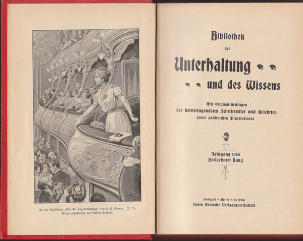 Bibliothek der Unterhaltung und des Wissens. Jahrgang 1900.