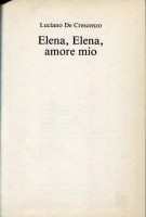 elena, elena, amore mio