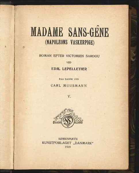 Madame Sans-Gêne (Napoleons Vaskerpige)