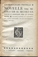 NOVELLE DAL SECOLO XIII AL SECOLO XX